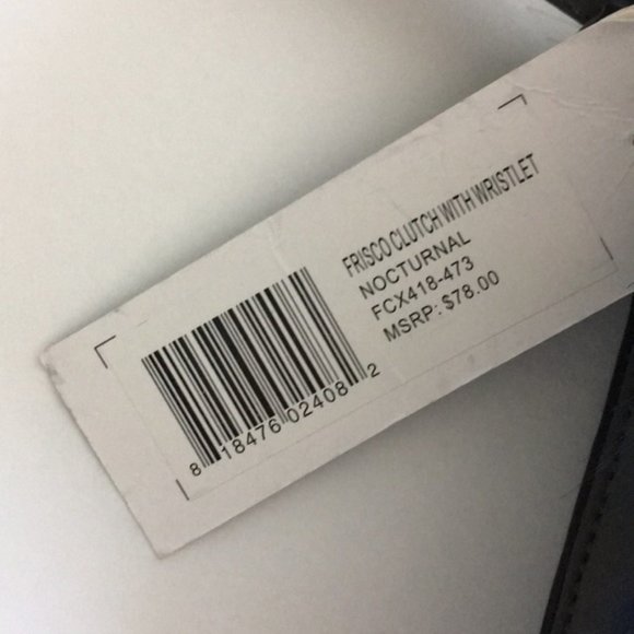 Blue Faux Fur Large Harajuku Clutch Wristlet - Picture 7 of 7